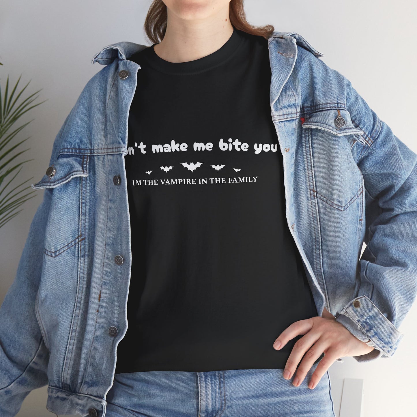Don’t Make Me Bite You – Gothic Graphic Tee
