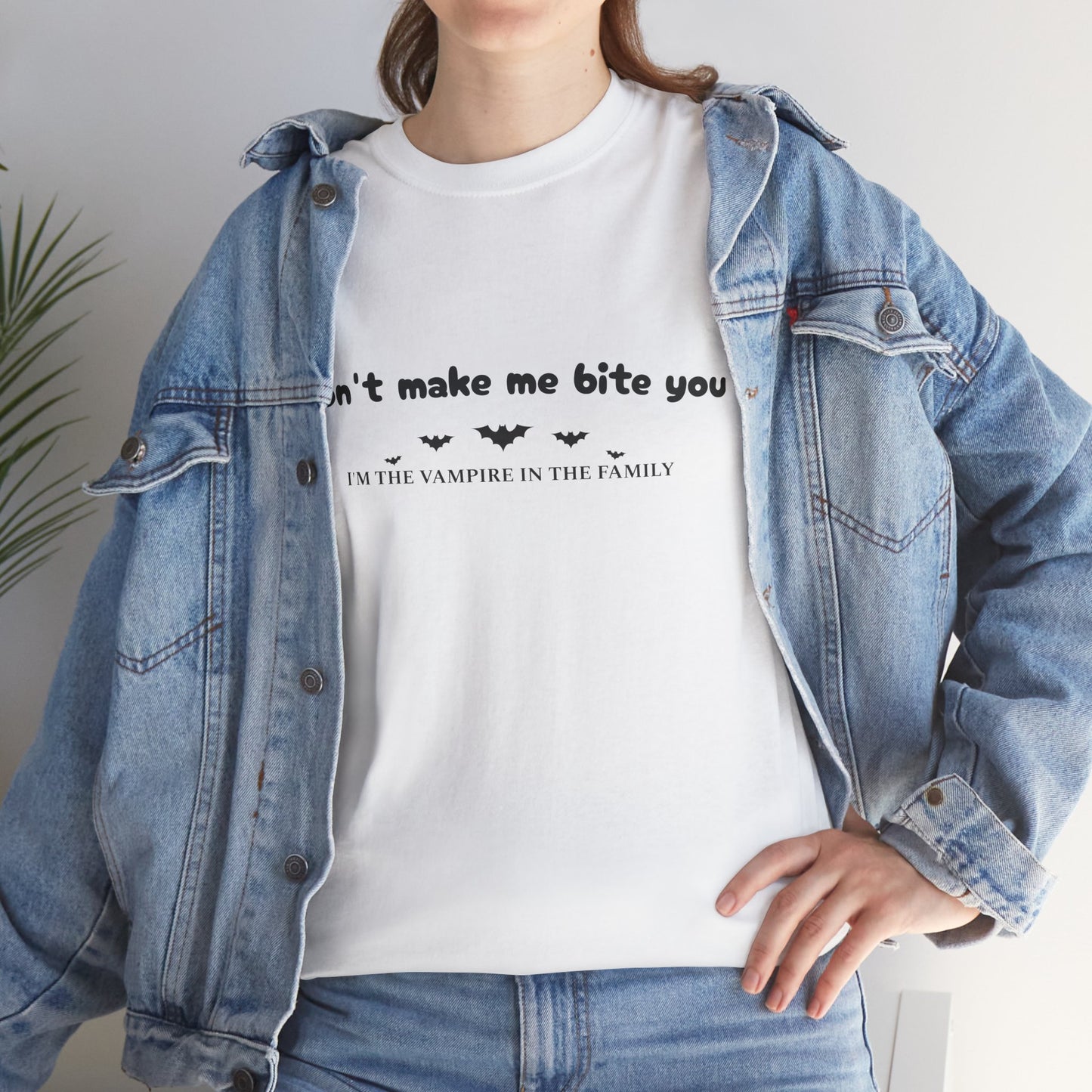 Don’t Make Me Bite You – Gothic Graphic Tee