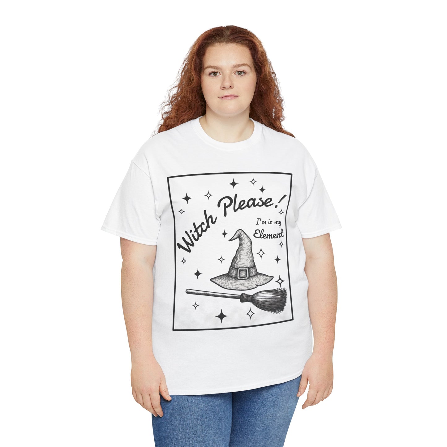 Witch Please! I’m in My Element – Witchy Gothic Graphic Tee