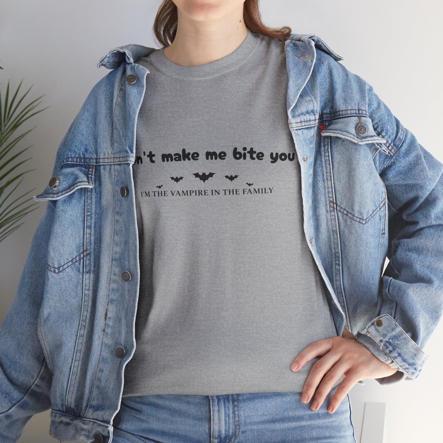 Don’t Make Me Bite You – Gothic Graphic Tee